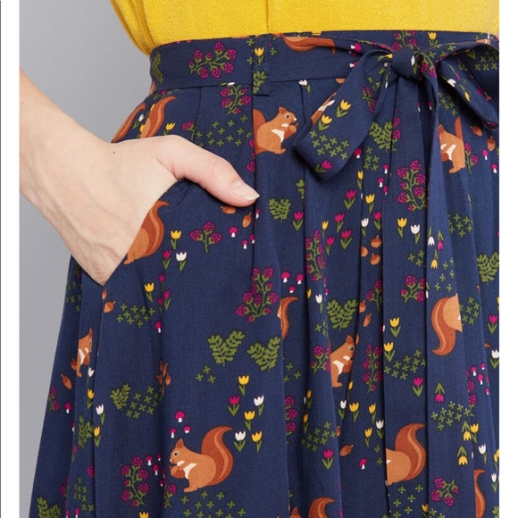Modcloth Dresses & Skirts - ModCloth Adventurous Outlook A Line Skirt
